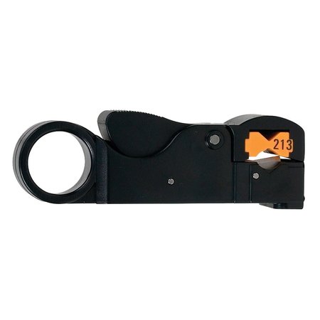 QUEST TECHNOLOGY INTERNATIONAL Adjustable Coax Cable Stripper - 3 Blade, Rg-8/11/123 TCS-5040